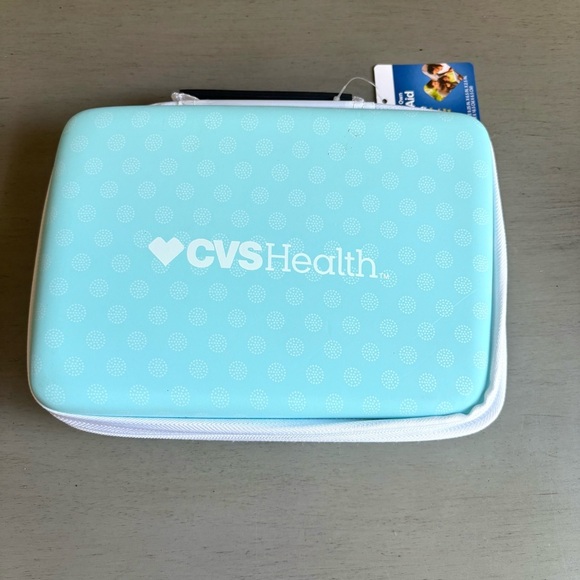 NWT CVS Health Build Your Own First Aid Case Blue 9.25” X 6.5” X 2.5” - Picture 3 of 6
